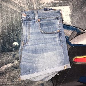 American eagle midi shorts